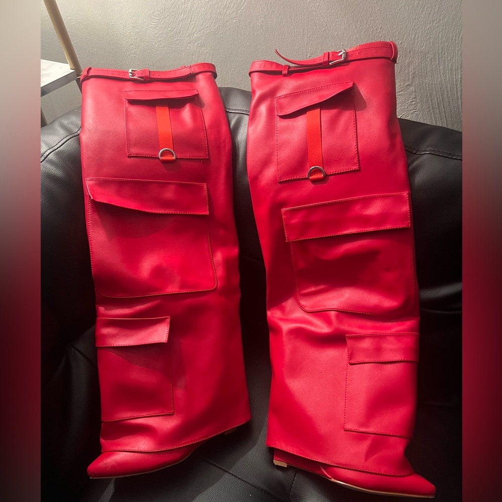 Azalea wang cargo boots